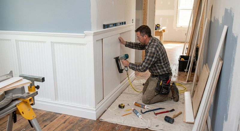 Beadboard Installation in Wilmington, NC